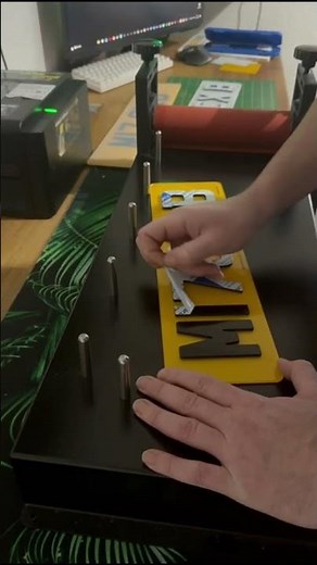 Making Some UK Number Plates # #4dnumberplate #Showplates #diy
