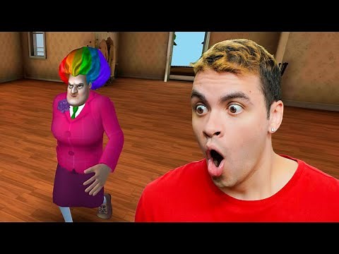 ESTRAGAMOS O CABELO DA PROFESSORA MALVADA!!!! SCARY TEACHER