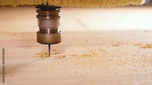 The art of 3D wood cutting using computer controlled machines. How a router turns a wooden panel into a beautiful pattern.