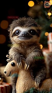 #happy #cute #sloth #animal #christmas | Nebelschaf Art