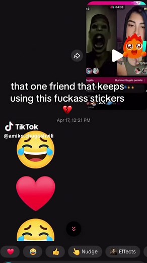 Exploring the Humor in Friend Stickers