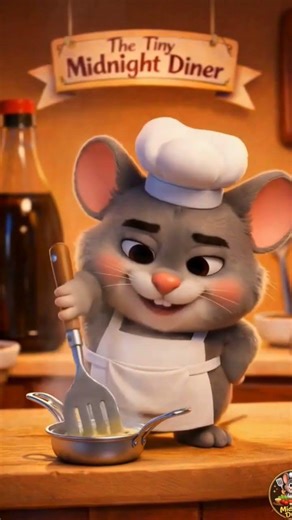 Meet Chef Chubbs 🐭👨‍🍳 the chef behind Tiny Midnight Diner.