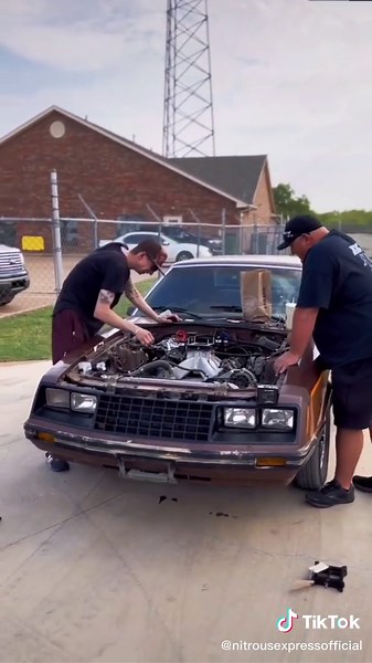 Get the same system at Nitrous Express with Part Number: 63040-10 🔥 #nitrousexpress #nitrousfed #nitrous #fyp #cartok #racing #bottlefed #carsoftiktok #nx #horsepower #streetracing #usa #freedom #dragrace #performance #foxbody