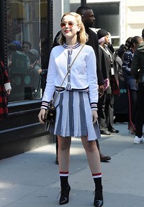 Kiernan Shipka – Outside BUILD Series in NYC 04/03/2019 • CelebMafia