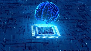 smart-brain-and-artificial-intelligence data chip