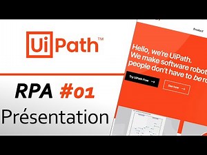 RPA n°1 Formation RPA "Robotic Process Automation" (Automatisation Robotisée des Processus)