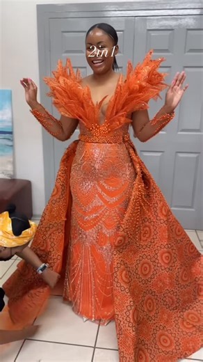 Dea_Ann Designs | Our beautiful 2in1 modern traditional wedding dress | Instagram