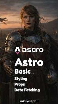 Astro | Basic #cybersecurity #dailycyber #astro #astrobasic #astroframework #tutorial