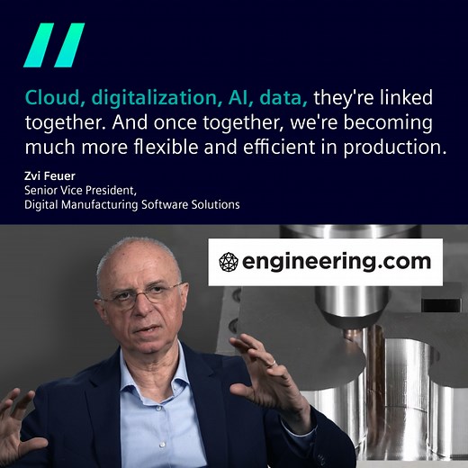 Engineering.com spotlights Siemens: leading the way for digital transformation in 2025 - NX Manufacturing