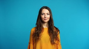 Beautiful Young Woman Shaking Head Long Stock Footage Video (100% Royalty-free) 1029868622 | Shutterstock