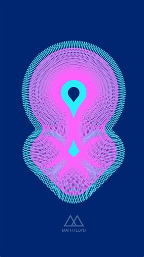 Math Floyd on Instagram: "What does this spirograph make? First correct guess gets a cookie! I make all these spirograph arts using python programming and no other tools. I hope you find them satisfying. #mathfloyd #challenge #spirograph #art #satisfying"