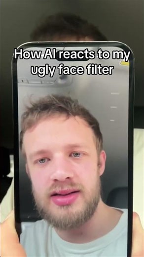 AI reacts to ugly face filter #funny #fail #prank #chatgpt