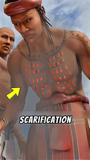 Why Some Tribes Create Scars on Purpose 😳