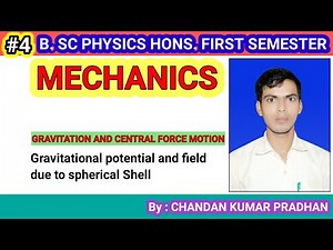 GRAVITATION AND CENTRAL FORCE MOTION: Gravitational potential and field due to spherical Shell