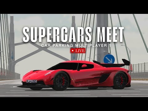 🔴CPM1 LIVE : Super cars meet for subscribers | New update Gameplay of car parking multiplayer