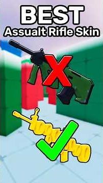 EVERY ASSAULT RIFLE SKIN RANKED #roblox #RobloxRivals #trend #shorts #slingshotbwai #gaming