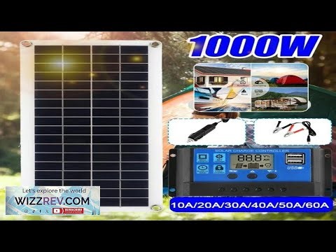 1000W Solar Panel 12V Solar Cell With 60A 100A Controller Solar Charge