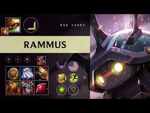 Rammus Carry vs Draven - NA Master Patch 26.08