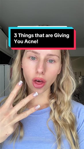 So easy to stop these thing! #acne #acneproneskin #acnetips #skincaretips #skincareacne