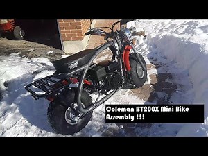 Coleman BT200x Mini Bike Assembly