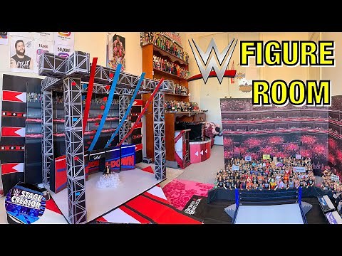WWE FIGURE ROOM TOUR! 2019!
