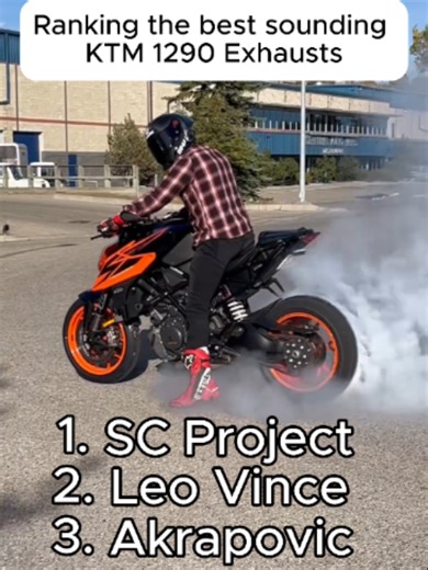 Ranking the best exhausts for the KTM 1290 Superduke! Did we get the order right? #ktm #ktmduke #superduke #superduke1290 #superduke1290r #superduker1290 #sportbike #sportbikers #sportbikelife #dreambike #dreambike #Rank #ranked #ranking #rankings #fastcars #CarComparisonTikTokContest #CarsofTikTokContest