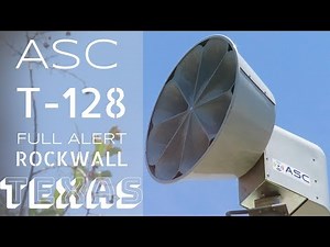 ASC T-128 | Siren Test | Full Alert | Rockwall, TX