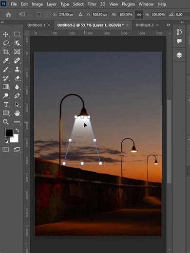 Realistic Spotlight Effect 💡 Photoshop Tutorial Genius IT Care | Learn AI Design & Online Income