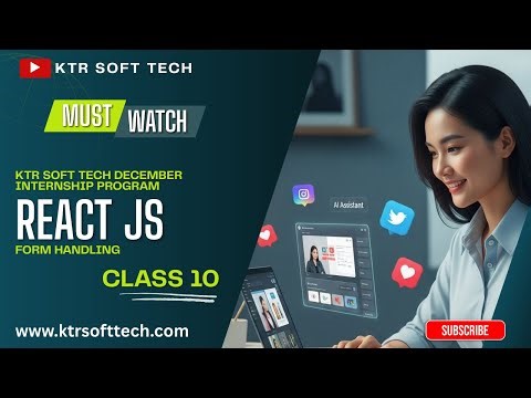 React Form Handing | React Js Internship Program | Batch - Dec 2025