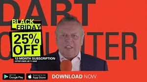 25% off a years subscription on the Dart Counter app, now featuring John McDonald! Play against people from all over the world, track your stats and see your improvements 🎯 iOS: https://apple.co/3P7cSBG Android: https://play.google.com/store/apps/developer?id=DartCounter | Target Darts