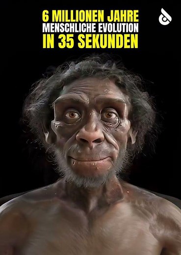 6 Millionen Jahre Menschliche Evolution in 35 Sekunden