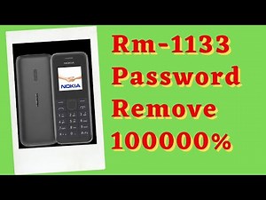 New Nokia Rm 1133 (105) Remove Password 100% | Reset | Formate | Miracle Box | Nokia password reset