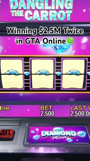 My Luck is İNSANE İn GTA Online Casino🤯 #slot #jackpot #gta #gta5 #gtaonline #casino