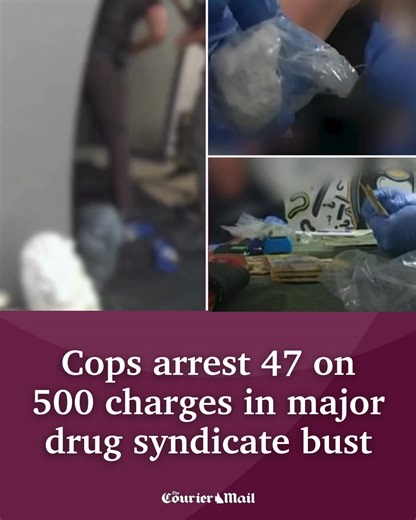 Police claim they have dismantled a major drug syndicate that was operating north of Brisbane, taking drugs, guns and thousands of dollars off the streets. Full story: https://bit.ly/4sdPTrL | Courier Mail