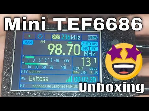Unboxing the Mini TEF 6686 LW/MW/SW/FM Stereo RDS Portable Radio