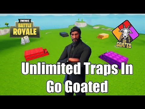 How To Get Unlimited Traps In Go Goated #fortnite #fortnitegameplay
