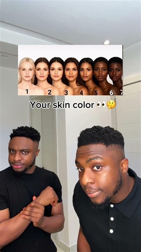 Identify your skin color 👀 #shorts