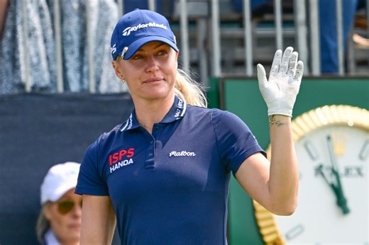 Charley Hull rocks white crop top with a pink cardigan as she shares a glimpse of her "life lately"