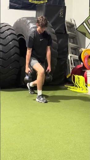 KB Split Stance ISO Holds - Split Jump - Sprint Outs