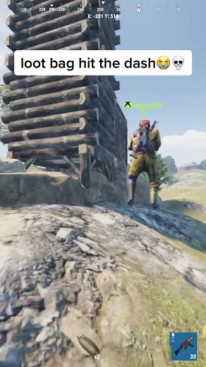 Rust Game Funny Moments: Goofy Loot Bag Hit the Dash!