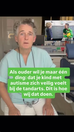 Als ouder wil je maar één ding: dat je kind met autisme zich veilig voelt bij de tandarts. Dit is hoe wij dat doen.Jessica vertelt hoe wij werken met kinderen met autisme: 🌿 Stap voor stap wennen 🦷 Zeggen wat we doen – en doen wat we zeggen 💚 Rust, voorspelbaarheid en vertrouwen Onze biologische tandarts heeft niet alleen vakkennis, maar een paar hebben ook persoonlijke ervaring met autisme. Daardoor begrijpen we wat jouw kind nodig heeft om zich veilig te voelen in de tandartsstoel. Een tand