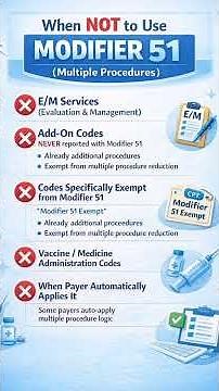 What is 51 Modifier in Medical Coding? | Easy Explanation for Beginners #CPCExam #MedicalCodingTamil