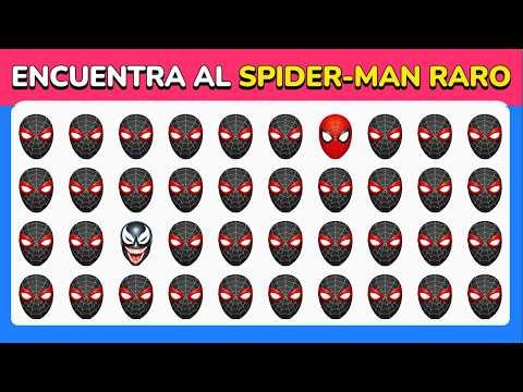 🕷️ Encuentra el Diferente Spider-Man 🔥 | Nivel Difícil