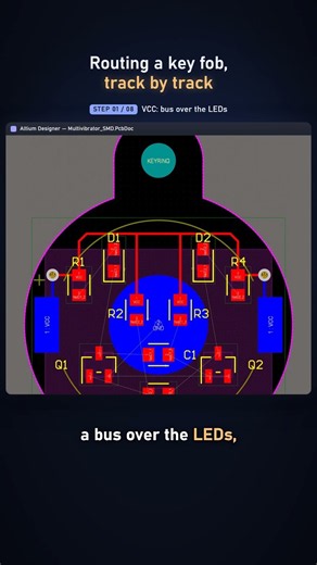Routing a Tiny Key-Fob PCB, One Track at a Time