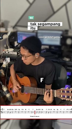 Tak Segampang Itu Chord Gitar #taksegampangitu #gitar #tutorial #mtb