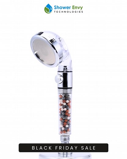 🚨BLACK FRIDAY — UP TO 69% OFF Hard water, heavy metals, chlorine and other toxic chemicals are ruining your skin, hair and overall wellbeing. Our dermatologist was so tired of patients complaining about skin and hair issues, and the world's best filtered showerhead came to life. We have thousands of satisfied customers since launching and we're so grateful for you all. Put a stop to: Hair Loss Acne Dry Itchy Skin Eczema and more! Our biggest sale of the year is here — save up to 69% during Blac