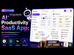 Build an AI Productivity SaaS Full Stack App with Next js, AssemblyAI, Liveblocks & Codex