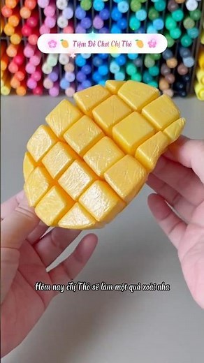 DIY ASRM Quả Xoài Squishy #tiemdochoi #paperdoll #dochoigiay #diy #asrm #squishy