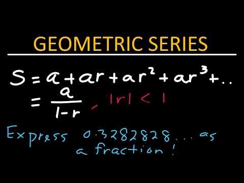 Geometric series - Mathematics