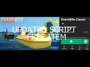 Roblox SharkBite Classic UPDATED auto Ready Player 2 event UGC item script (OP) [Roblox Exploiting]